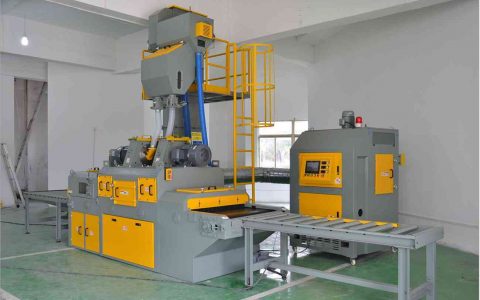 石材拋丸機(jī)——適用于各類石材、大理石和瓷磚、地磚的表面拋丸處理